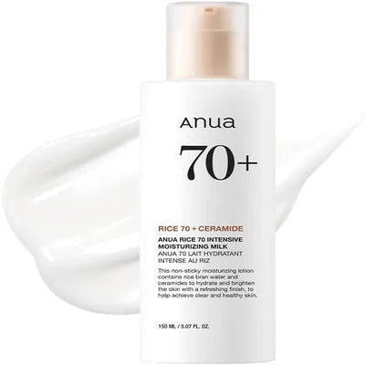Anua Rice 70+ Ceramide Moisturizing Milk 150Ml