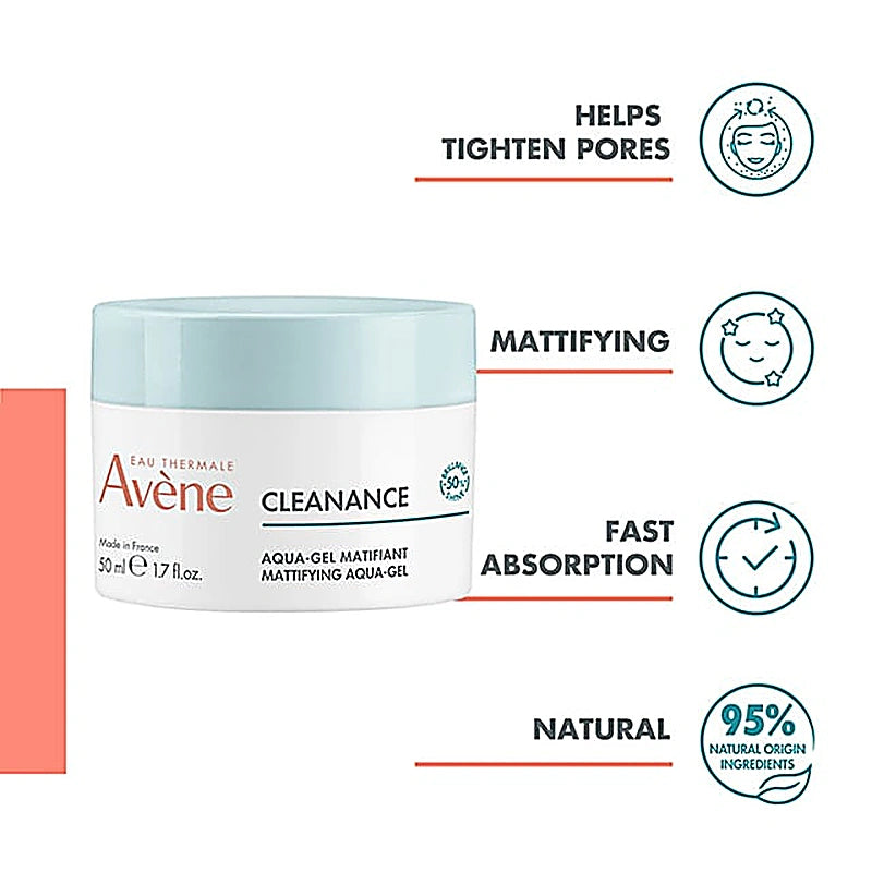Avene Cleanance Mattifying Aqua Gel 50ml