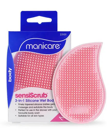 Manicare 23101 Sensiscrub 3In1 Silicone Body Brush