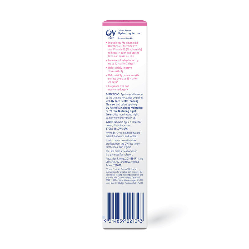Ego Qv Face Calm+renew Hydrating Serum 30g