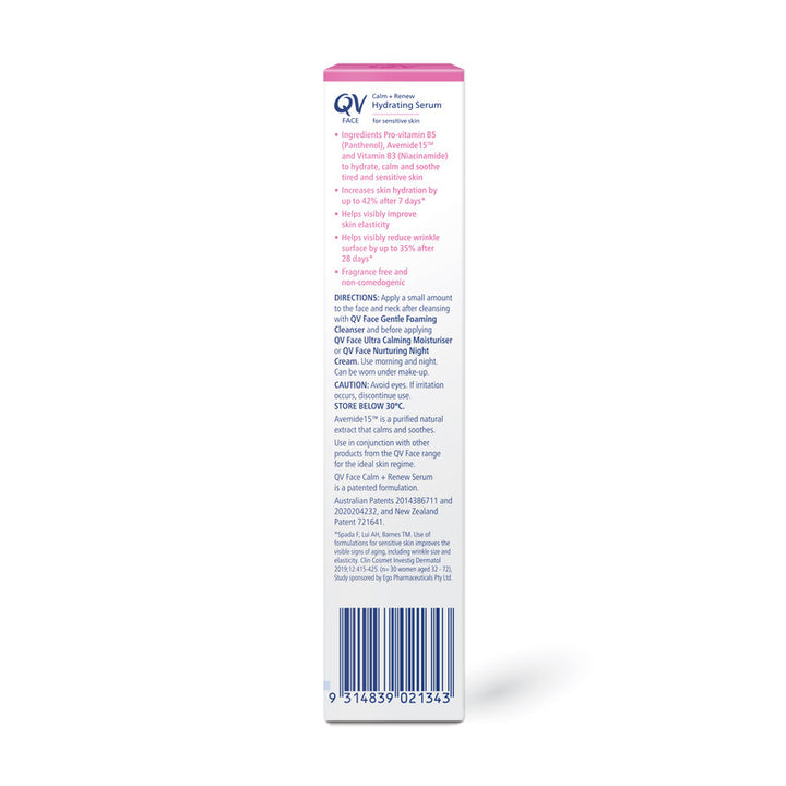 Ego Qv Face Calm+renew Hydrating Serum 30g