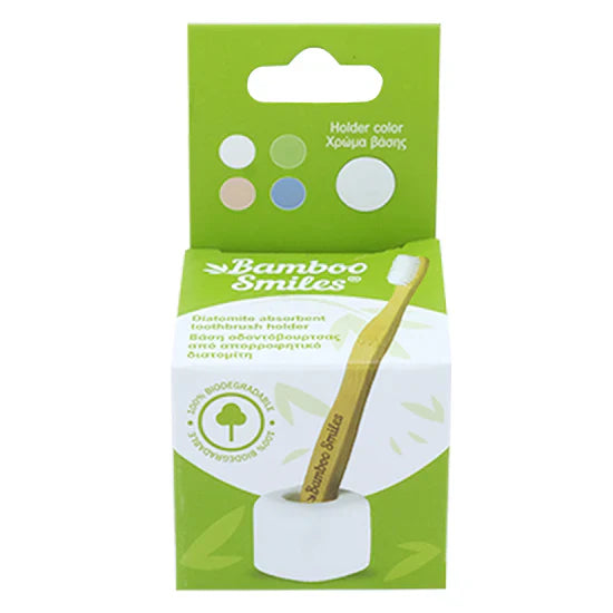 Bamboo Smiles Toothbrush Absorbent Holder