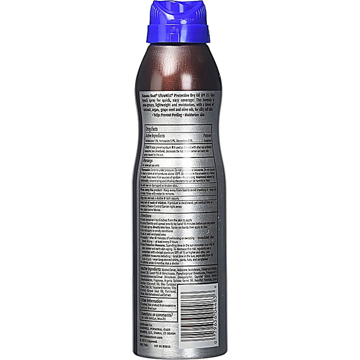 Banana Boat Protective Dry Oil With Argan Oil Spray Spf15