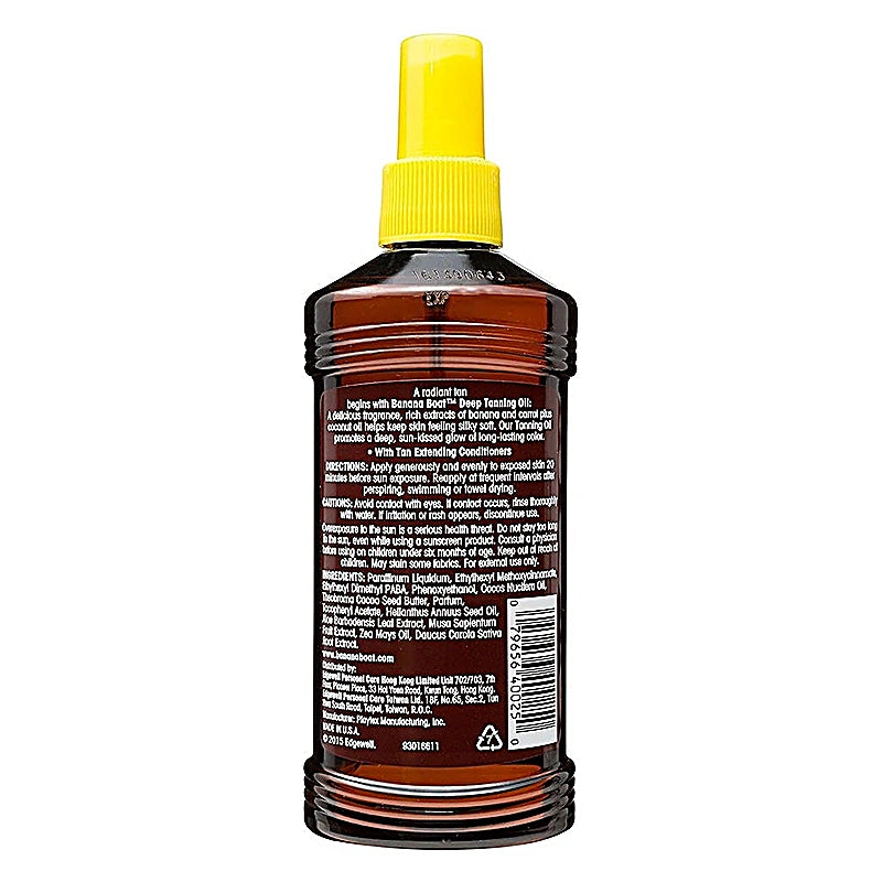Banana Boat Tanning Oil Spf4 236ml