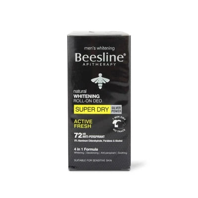Beesline Whitening Roll-On Deo Super Dry - Active Fresh 50ml