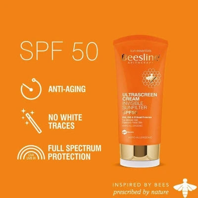 Beesline Ultrascreen Cream Invisible SPF50+