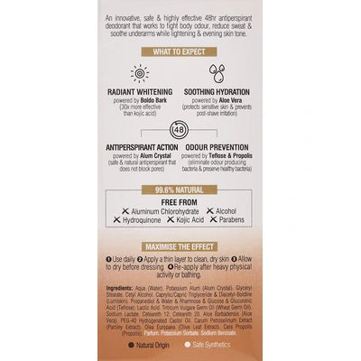 Beesline Deodorant Arabian Oud Whitening Roll On 50ml