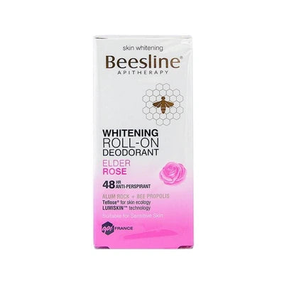Beesline Whitening Deodorant Roll On 48 hr Elder Rose 50ml
