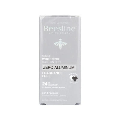 Beesline Whitening Roll-on Deo, Zero Aluminum - Fragrance Free 70ml