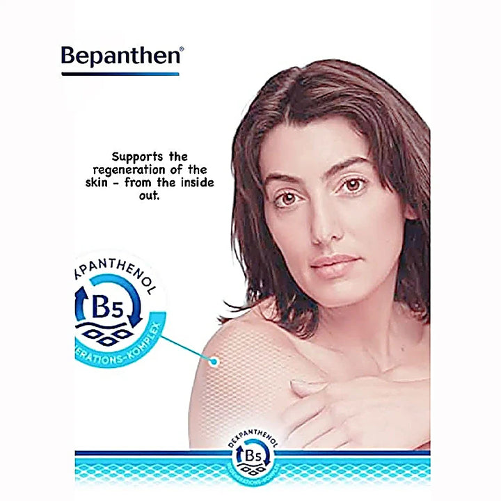 Bepanthen Derma Replenishing Daily Body Lotion 400ml for very dry, sensitive skin with 48-hour hydration and natural ingredients