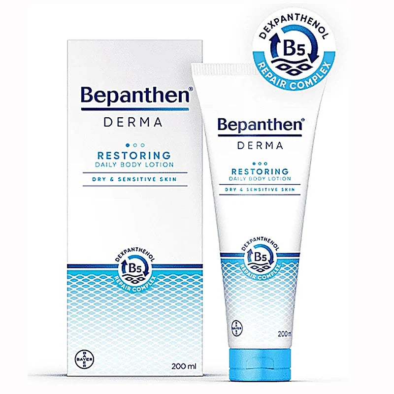 Bepanthen Derma Restoring Daily Body Lotion 200ml for dry skin relief and hydration