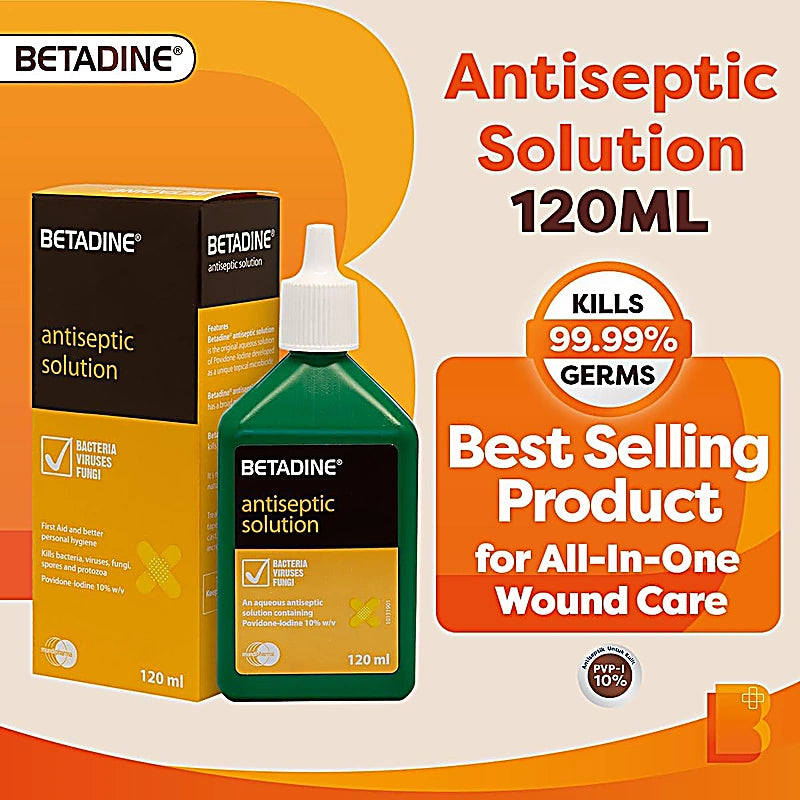 Betadine Antiseptic Solution 120 ml