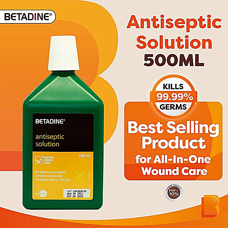 Betadine Antiseptic Solution 500 ml