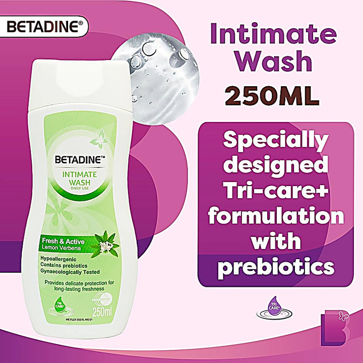Betadine Intimate Wash Fresh & Active 250ml