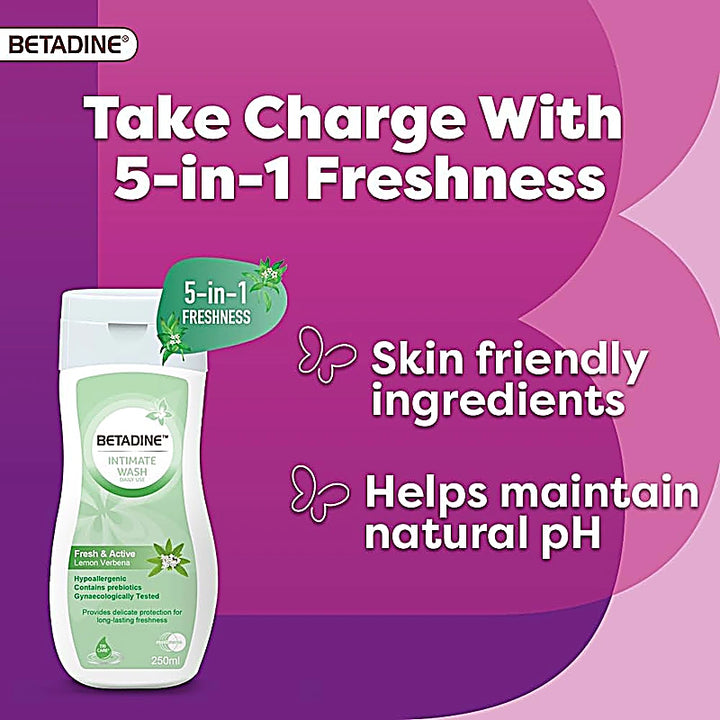 Betadine Intimate Wash Fresh & Active 250ml