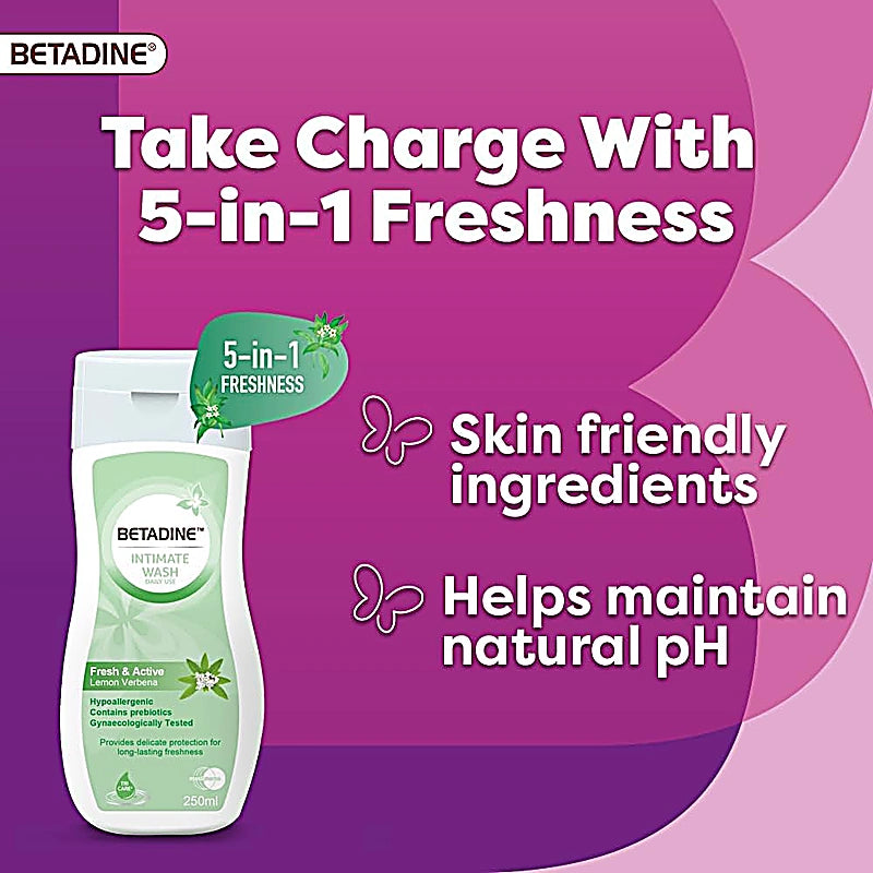 Betadine Intimate Wash Fresh & Active 50ml