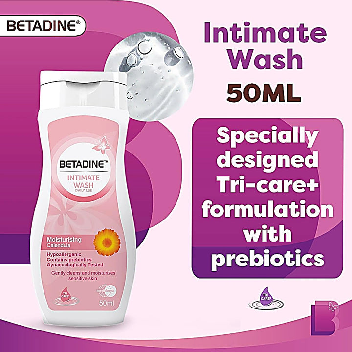 Betadine Intimate Wash Moisturizing Calendula 250ml