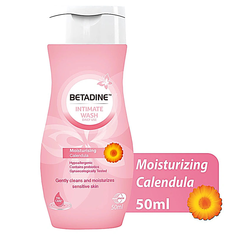 Betadine Intimate Wash Moisturizing Calendula 50mL