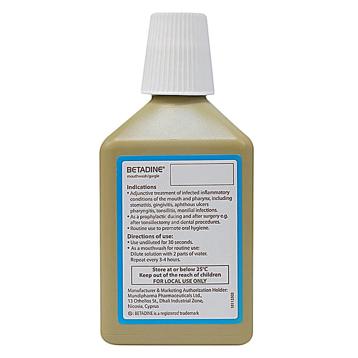 Betadine Mouthwash Gargle 250ml