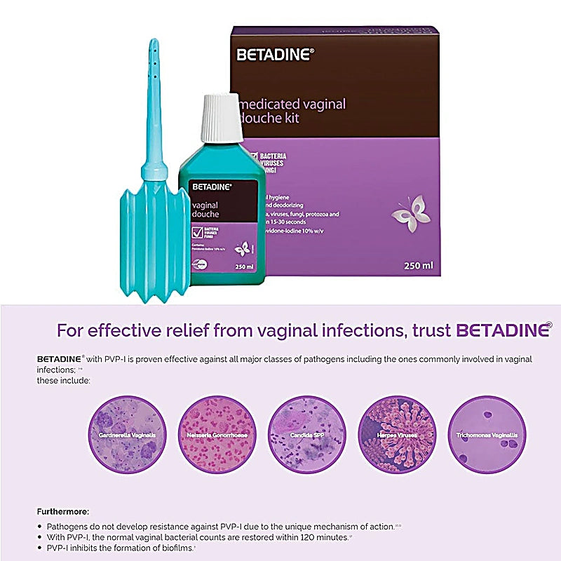 Betadine Vaginal Douche Kit