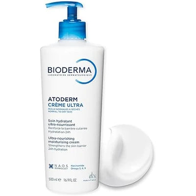 Bioderma Atoderm Cream ultra-nourishing moisturizer for normal to dry skin 500ml bottle