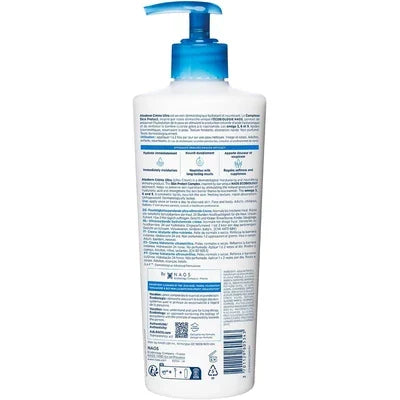 Bioderma Atoderm Cream 500ml bottle with pump back view showing product details and instructions