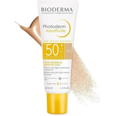 Bioderma Sunscreen Photoderm Spf50 Aquafluide Light Tint 40ml