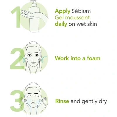 Bioderma Sebium Moussant Gel 200ml