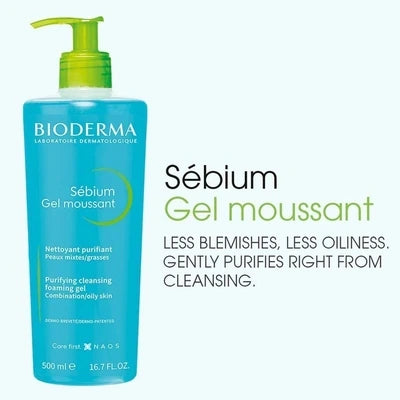 Bioderma Sebium Gel Moussant 500ml