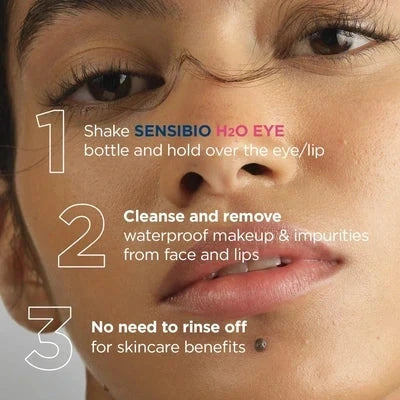 Bioderma Sensibio H2O eye makeup remover cleansing waterproof makeup with hydration and soothing benefits