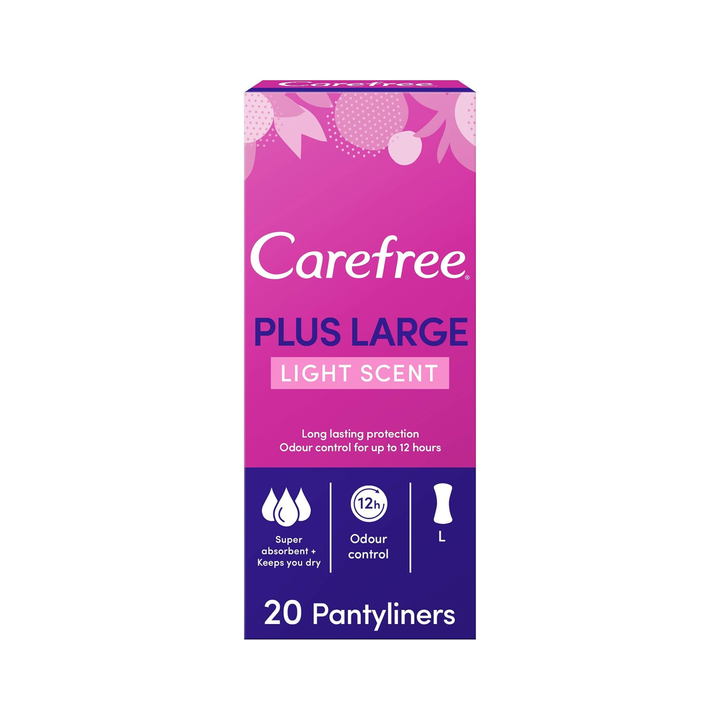 Carefree Plus Large Pantyliners 20s
