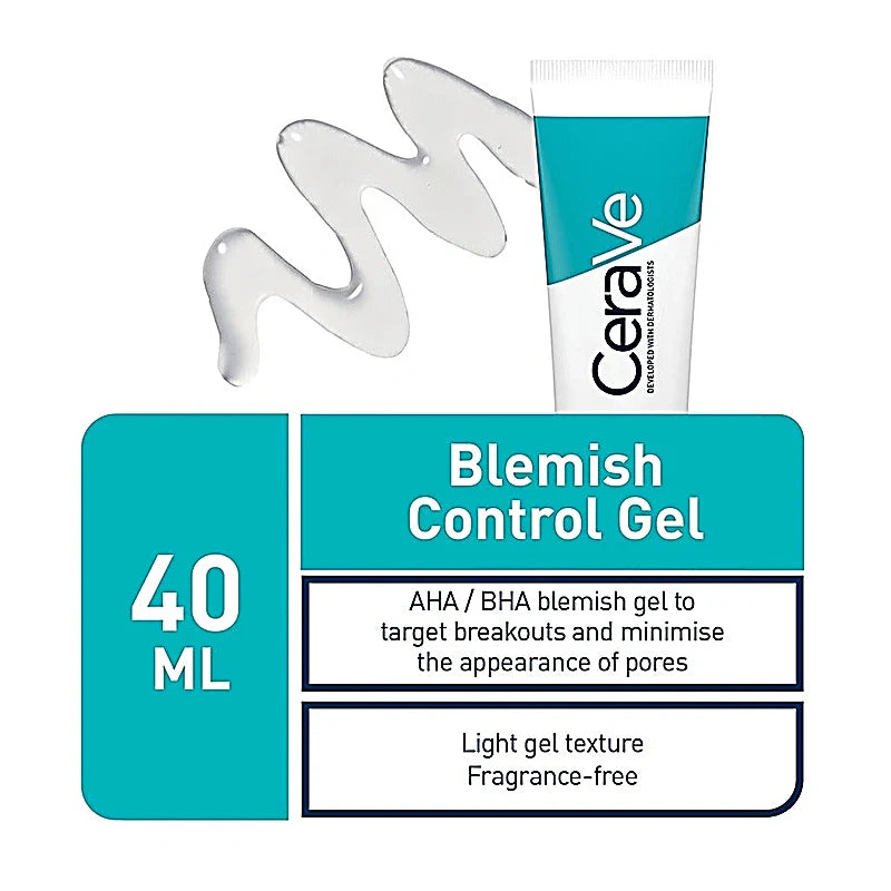 Cerave Blemish Control Gel W/ Aha&Bha 40Ml