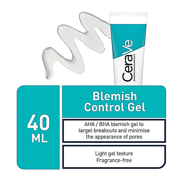 Cerave Blemish Control Gel W/ Aha&Bha 40Ml