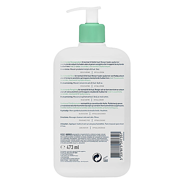 Cerave Foaming Cleanser 473Ml