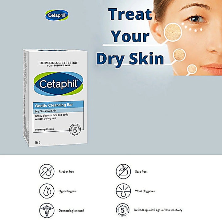 Cetaphil Gentle Cleansing Bar 127gm