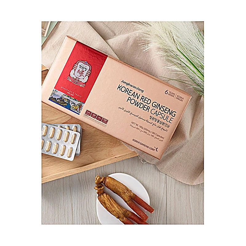Cheongkwanjang Korean Red Ginseng Powder Capsule 180s