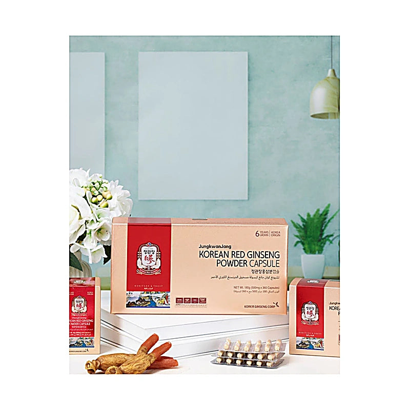 Cheongkwanjang Korean Red Ginseng Powder Capsule 180s