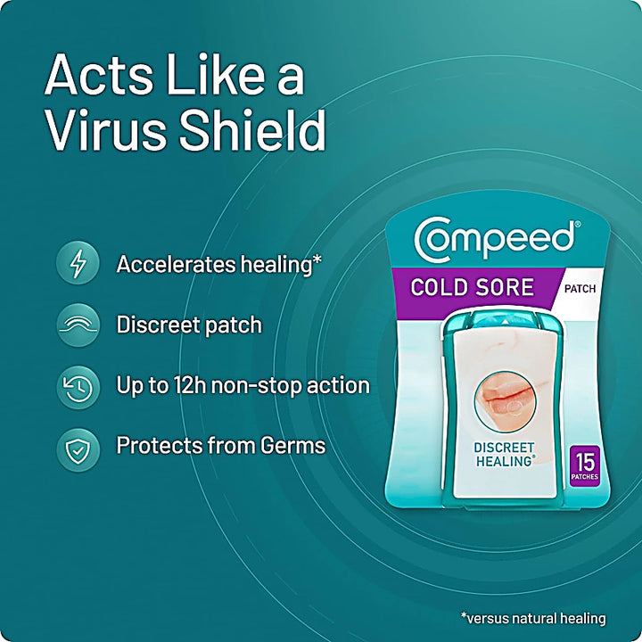 Compeed Cold Sore Treatment Patch 15s