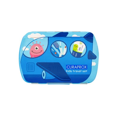 Curaprox 0225-0800 Blue Kids Travel Set