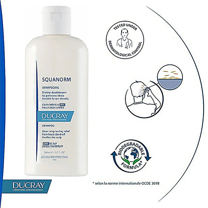 Ducray Squanorm Antidandruff Shampoo