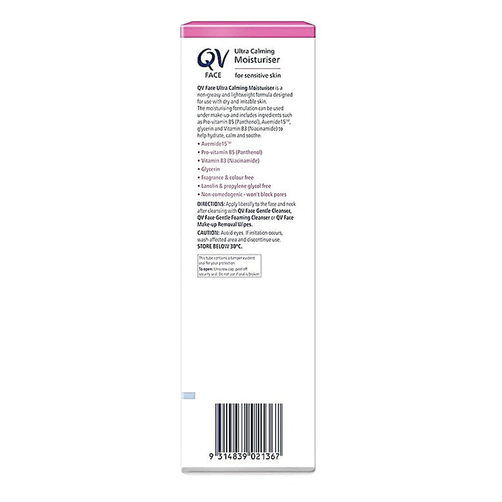 Ego Qv Face Ultra Calming Moisturiser 75g