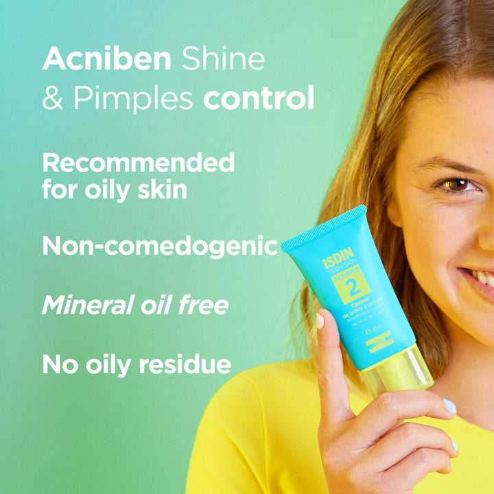 ISDIN Teen Skin Acniben Oil-Control Gel-Cream for oily skin non-comedogenic no oily residue