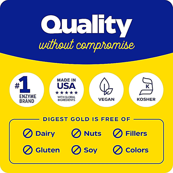 Enzymedica Digest Gold 45 Capsules Better Digestion 45s