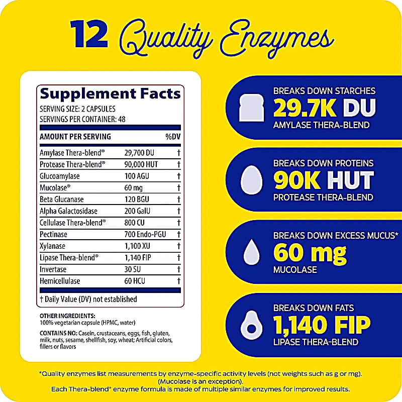 Enzymedica Mucostop Capsules 48s