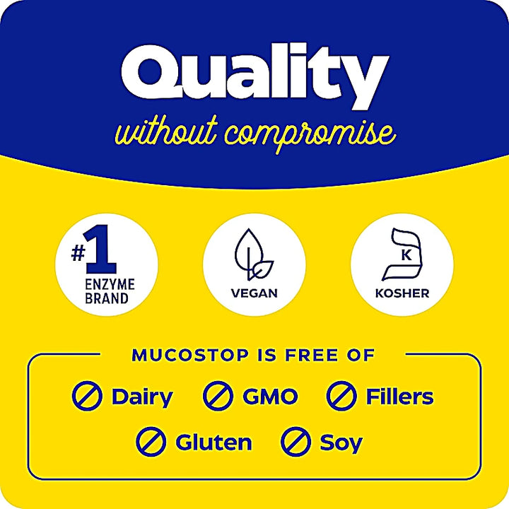 Enzymedica Mucostop Capsules 48s