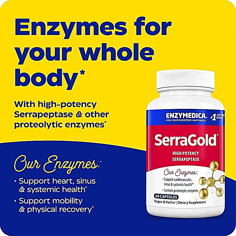 Enzymedica Serra Gold Capsules 60s