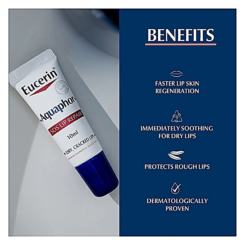 Eucerin Aquaphor Sos Lip Balm 10ml