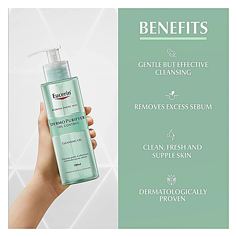 Eucerin Dermopurifyer Cleansing Gel 200ml