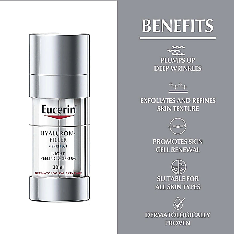 Eucerin Hyaluron Filler Night Peeling & Serum