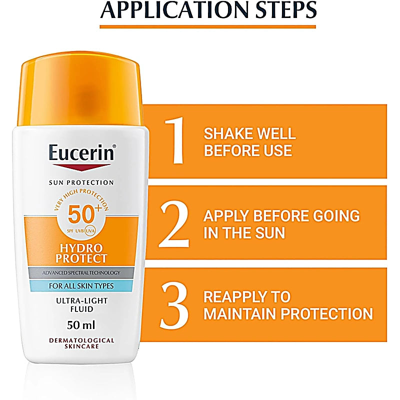 Eucerin Hydroprotect Spf50+ U-Light Fluid 50ml